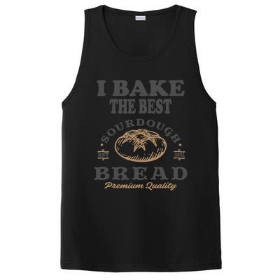 I Bake The Best Sourdough Bread Bakery Baker PosiCharge Competitor Tank