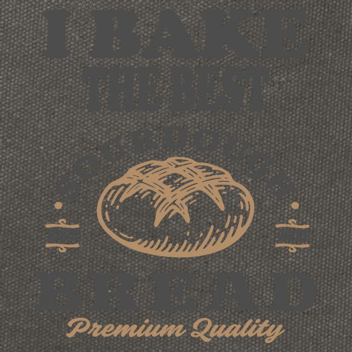 I Bake The Best Sourdough Bread Bakery Baker Cotton Canvas Backpack
