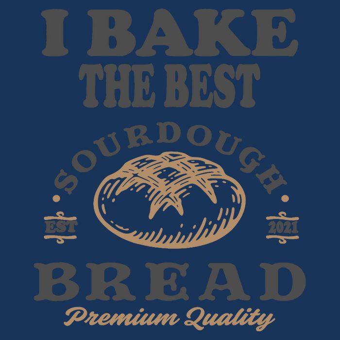 I Bake The Best Sourdough Bread Bakery Baker 16 in Basic Backpack