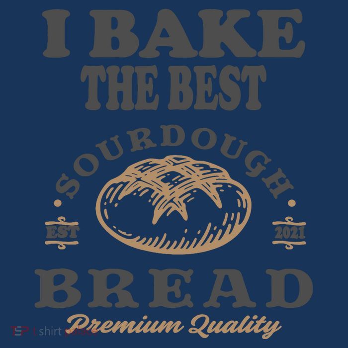 I Bake The Best Sourdough Bread Bakery Baker Youth Performance Sprint T-Shirt
