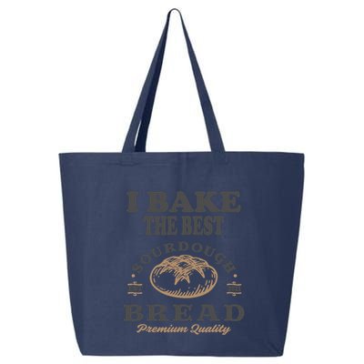 I Bake The Best Sourdough Bread Bakery Baker 25L Jumbo Tote