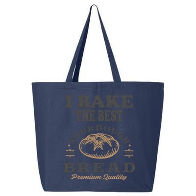 I Bake The Best Sourdough Bread Bakery Baker 25L Jumbo Tote