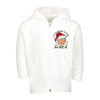 Its Beginning To Look A Lot Like You Miss Me Trump Christmas Toddler Zip Fleece Hoodie