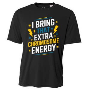 I Bring That Extra Chromosome Down Syndrome Awareness Cooling Performance Crew T-Shirt