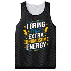 I Bring That Extra Chromosome Down Syndrome Awareness Mesh Reversible Basketball Jersey Tank