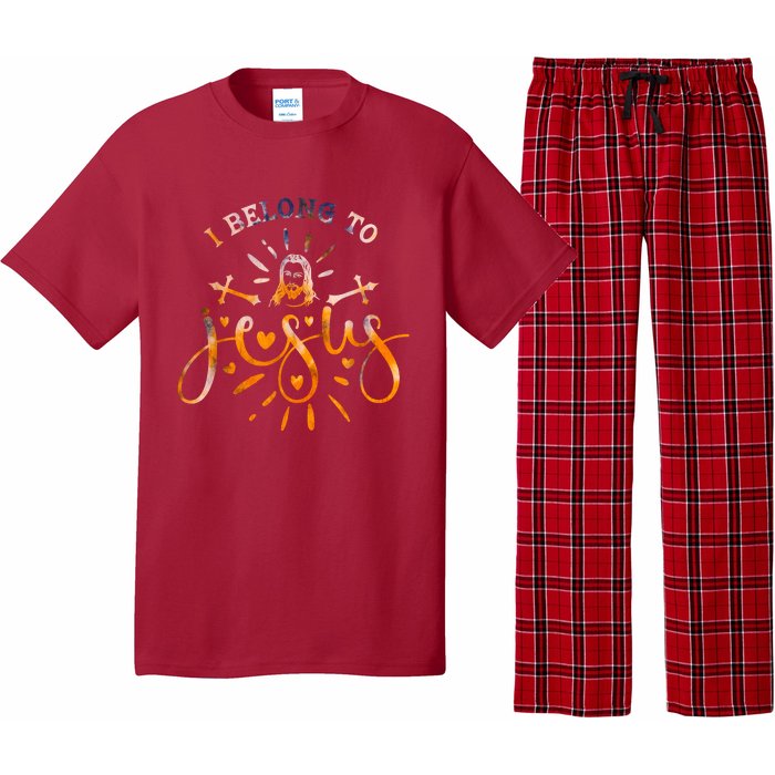 I Belong To Jesus Christian Gym Apparel Christian Dad Pajama Set