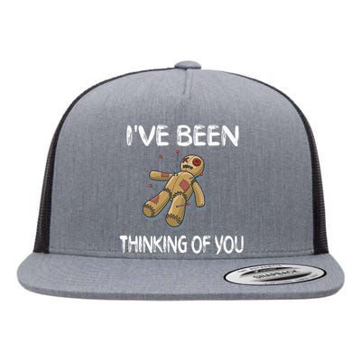 IVe Been Thinking Of You Voodoo Doll Flat Bill Trucker Hat