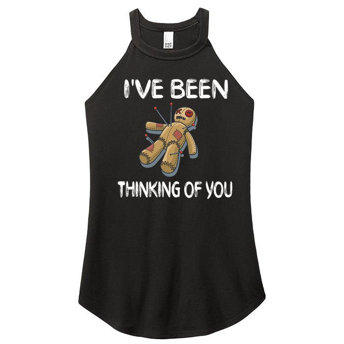 IVe Been Thinking Of You Voodoo Doll Women’s Perfect Tri Rocker Tank