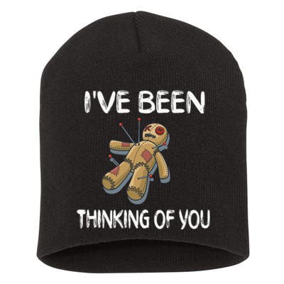 IVe Been Thinking Of You Voodoo Doll Short Acrylic Beanie