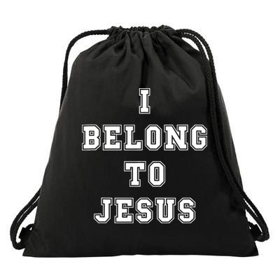 I Belong To Jesus Christian Faith Drawstring Bag