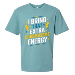 I Bring That Extra Chromosome Down Syndrome Awareness Sueded Cloud Jersey T-Shirt