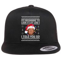 Its Beginning To Look A Like I Told You So Ugly Christmas Flatbill Hat