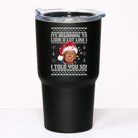 Its Beginning To Look A Like I Told You So Ugly Christmas Tumbler