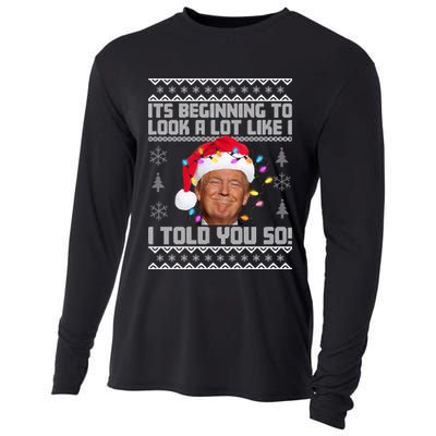 Its Beginning To Look A Like I Told You So Ugly Christmas Cooling Performance Long Sleeve Crew