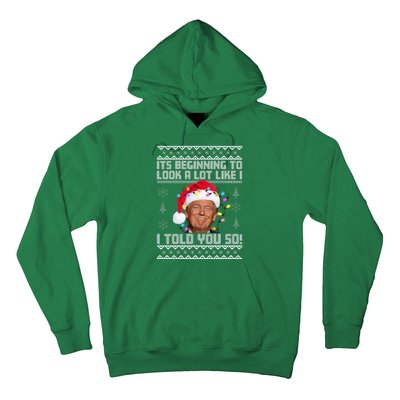 Its Beginning To Look A Like I Told You So Ugly Christmas Hoodie