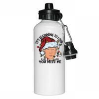 Its Beginning To Look A Lot Like You Miss Me Trump Aluminum Water Bottle 