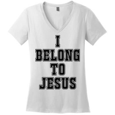 I Belong To Jesus Kaka I Belong To Jesus Women's V-Neck T-Shirt