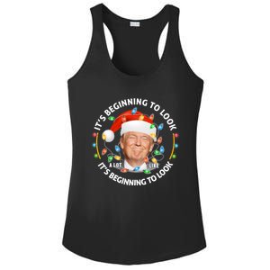 It's Beginning To Look A Lot Like I Told You So Trump Xmas Gift Ladies PosiCharge Competitor Racerback Tank