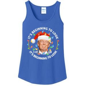 It's Beginning To Look A Lot Like I Told You So Trump Xmas Gift Ladies Essential Tank