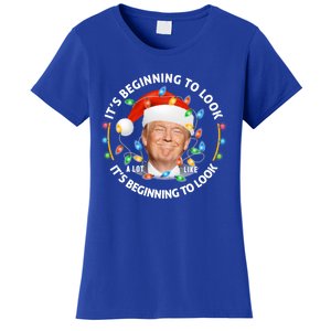 It's Beginning To Look A Lot Like I Told You So Trump Xmas Gift Women's T-Shirt