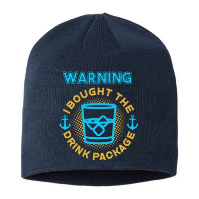 I Bought The Drink Package Cruise Ship Highball & Anchor Sustainable Beanie