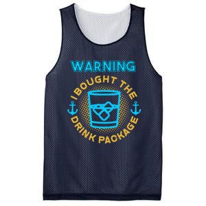 I Bought The Drink Package Cruise Ship Highball & Anchor Mesh Reversible Basketball Jersey Tank