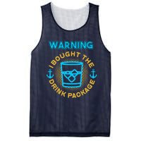 I Bought The Drink Package Cruise Ship Highball & Anchor Mesh Reversible Basketball Jersey Tank