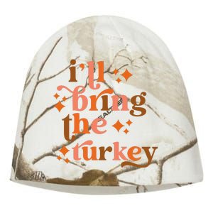 Ill Bring The Turkey Thanksgiving Matching Family Couples Kati - Camo Knit Beanie