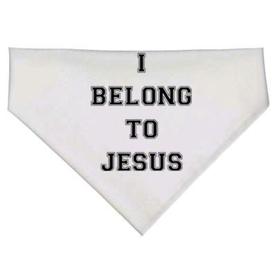 I Belong To Jesus Christian Gym Apparel Christian Dad USA-Made Doggie Bandana