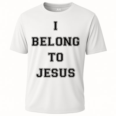 I Belong To Jesus Christian Gym Apparel Christian Dad Cooling Performance Crew T-Shirt