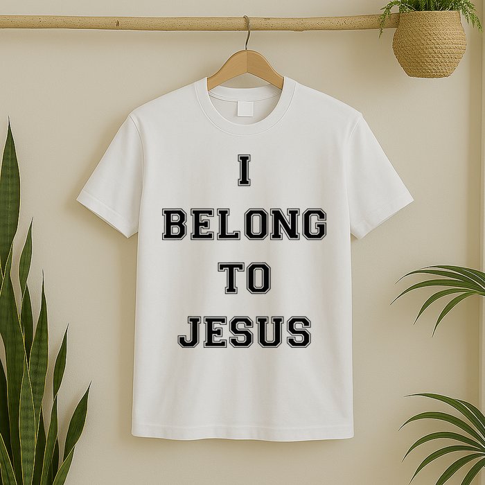 I Belong To Jesus Christian Gym Apparel Christian Dad T-Shirt