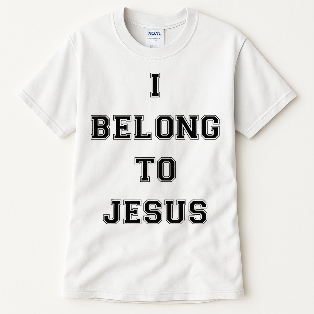 I Belong To Jesus Christian Gym Apparel Christian Dad Tall T-Shirt