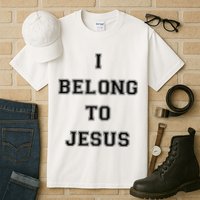 I Belong To Jesus Christian Gym Apparel Christian Dad Tall T-Shirt