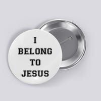 I Belong To Jesus Christian Gym Apparel Christian Dad Button