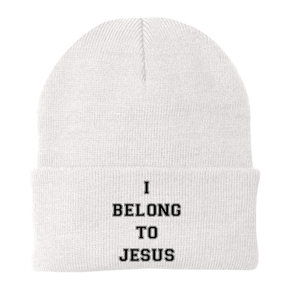 I Belong To Jesus Christian Gym Apparel Christian Dad Beanie