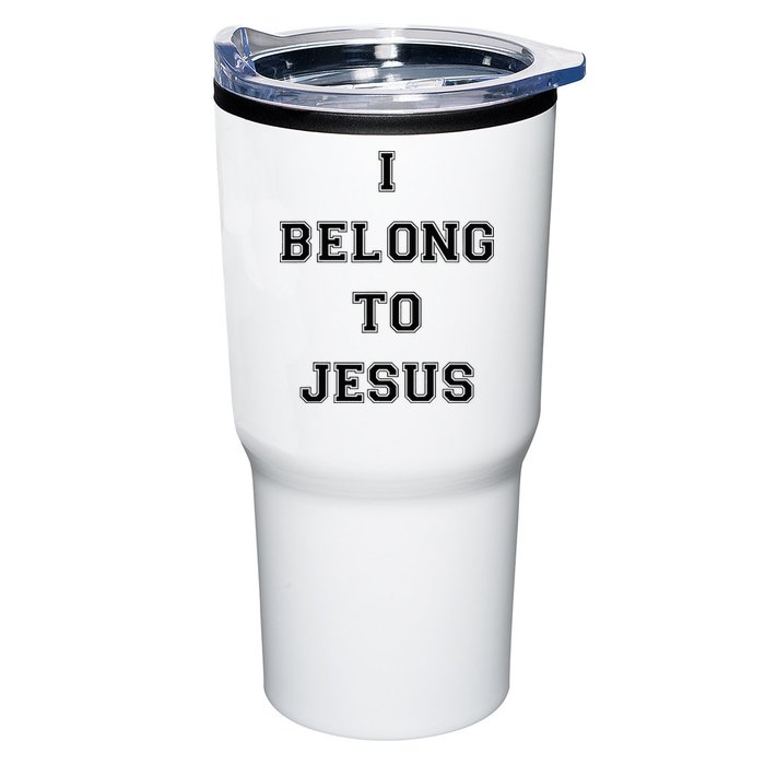 I Belong To Jesus Christian Gym Apparel Christian Dad Tumbler