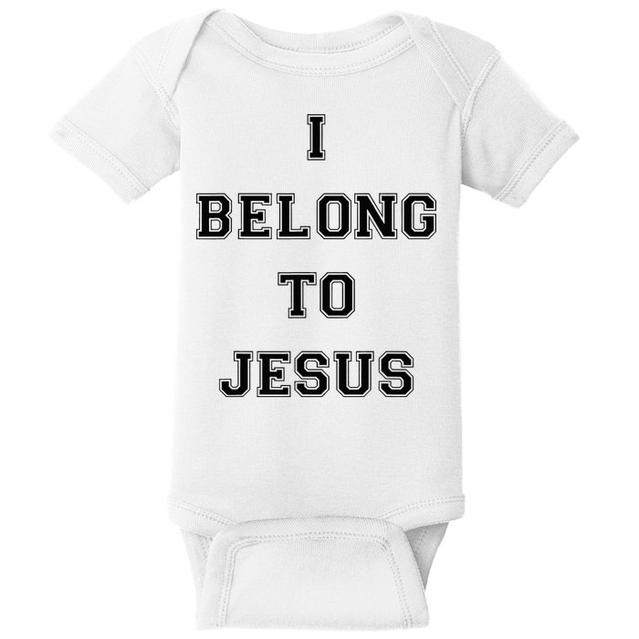 I Belong To Jesus Christian Gym Apparel Christian Dad Baby Bodysuit