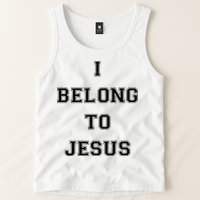 I Belong To Jesus Christian Gym Apparel Christian Dad Tank Top