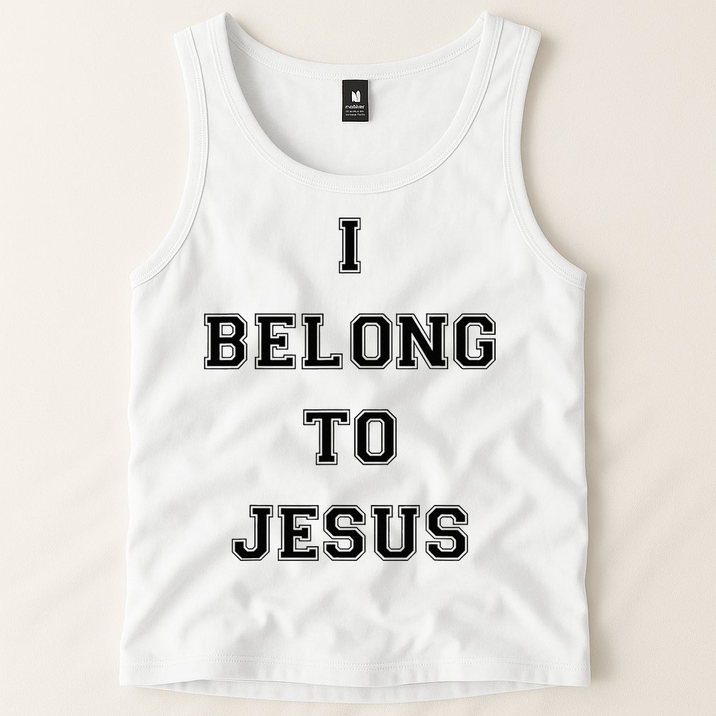 I Belong To Jesus Christian Gym Apparel Christian Dad Tank Top