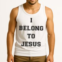 I Belong To Jesus Christian Gym Apparel Christian Dad Tank Top