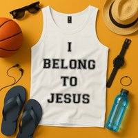 I Belong To Jesus Christian Gym Apparel Christian Dad Tank Top