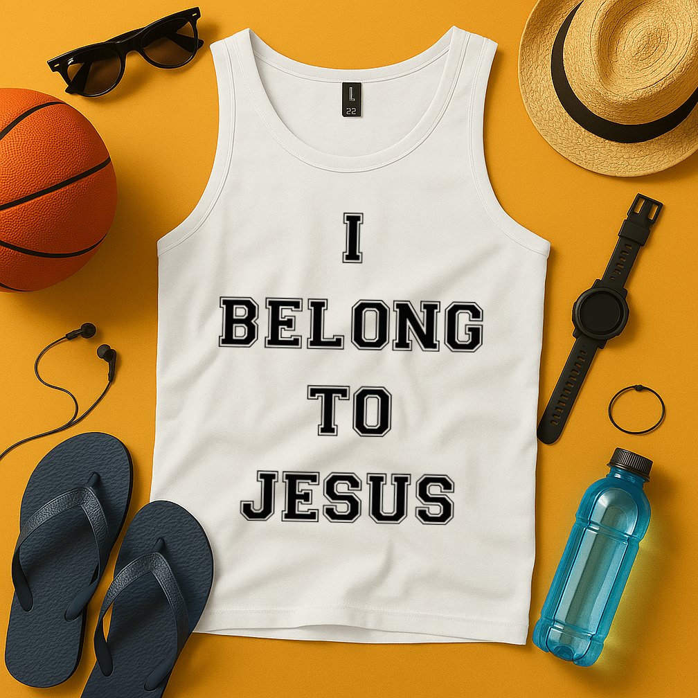 I Belong To Jesus Christian Gym Apparel Christian Dad Tank Top