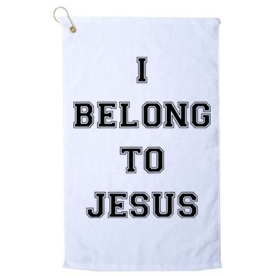 I Belong To Jesus Christian Gym Apparel Christian Dad Golf Towel