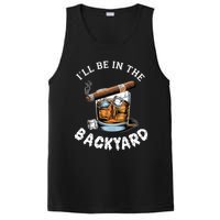 ILl Be The Backyard Cigar Bourbon Whiskey Stogie Bourbon Lovers Sarcastic PosiCharge Competitor Tank