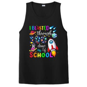 I Blasted Through 100 Days Of School 100th Day Teacher PosiCharge Competitor Tank