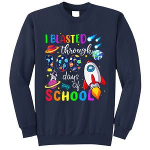 I Blasted Through 100 Days Of School 100th Day Teacher Sweatshirt