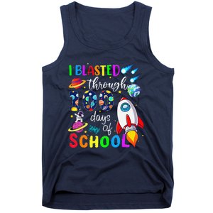 I Blasted Through 100 Days Of School 100th Day Teacher Tank Top