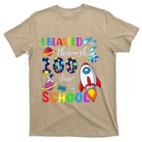 I Blasted Through 100 Days Of School 100th Day Teacher T-Shirt