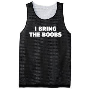 I Bring The Boobs Mesh Reversible Basketball Jersey Tank