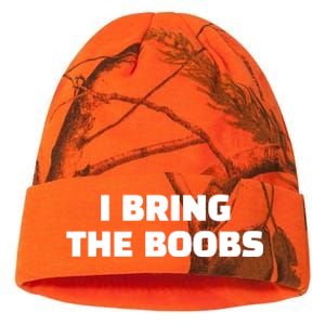 I Bring The Boobs Kati Licensed 12" Camo Beanie